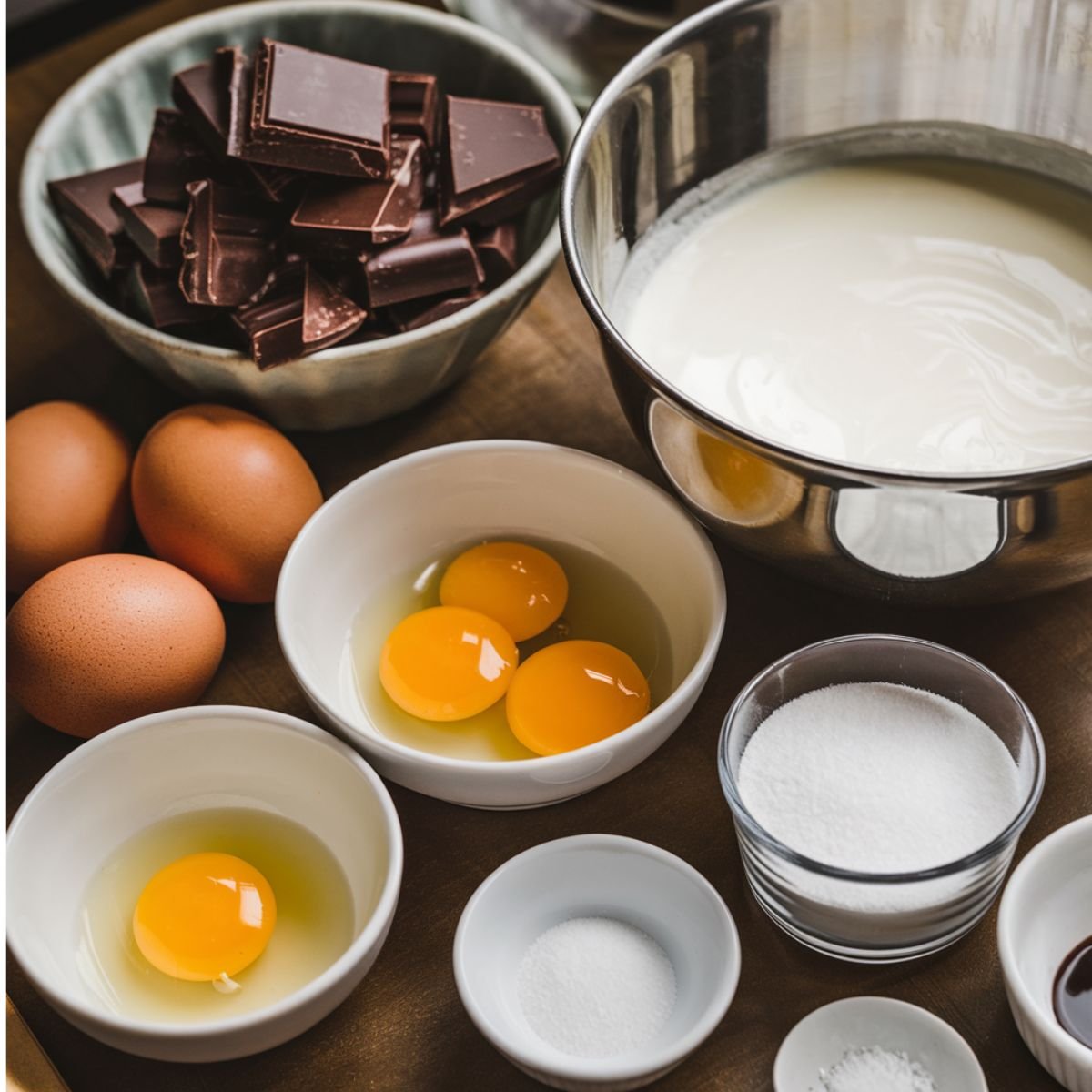 Ingredients For the Chocolate Mousse Layer
