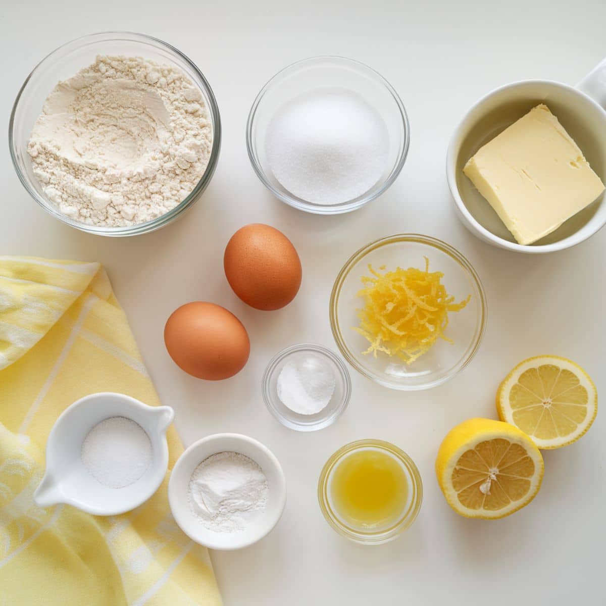 Ingredients
For the Lemon Brownies