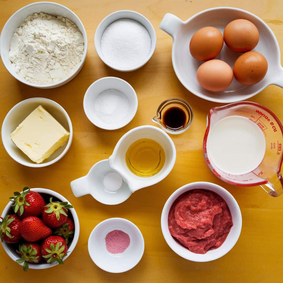 Ingredients
the Cupcakes