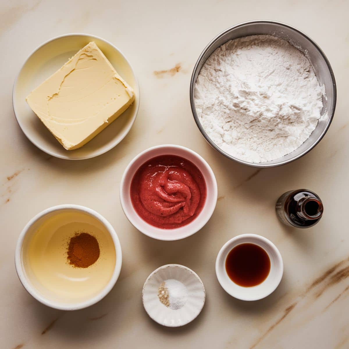 Ingredients
For the Strawberry Buttercream
