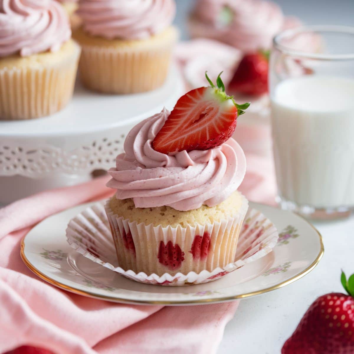 Strawberry Cupcakes Recipe