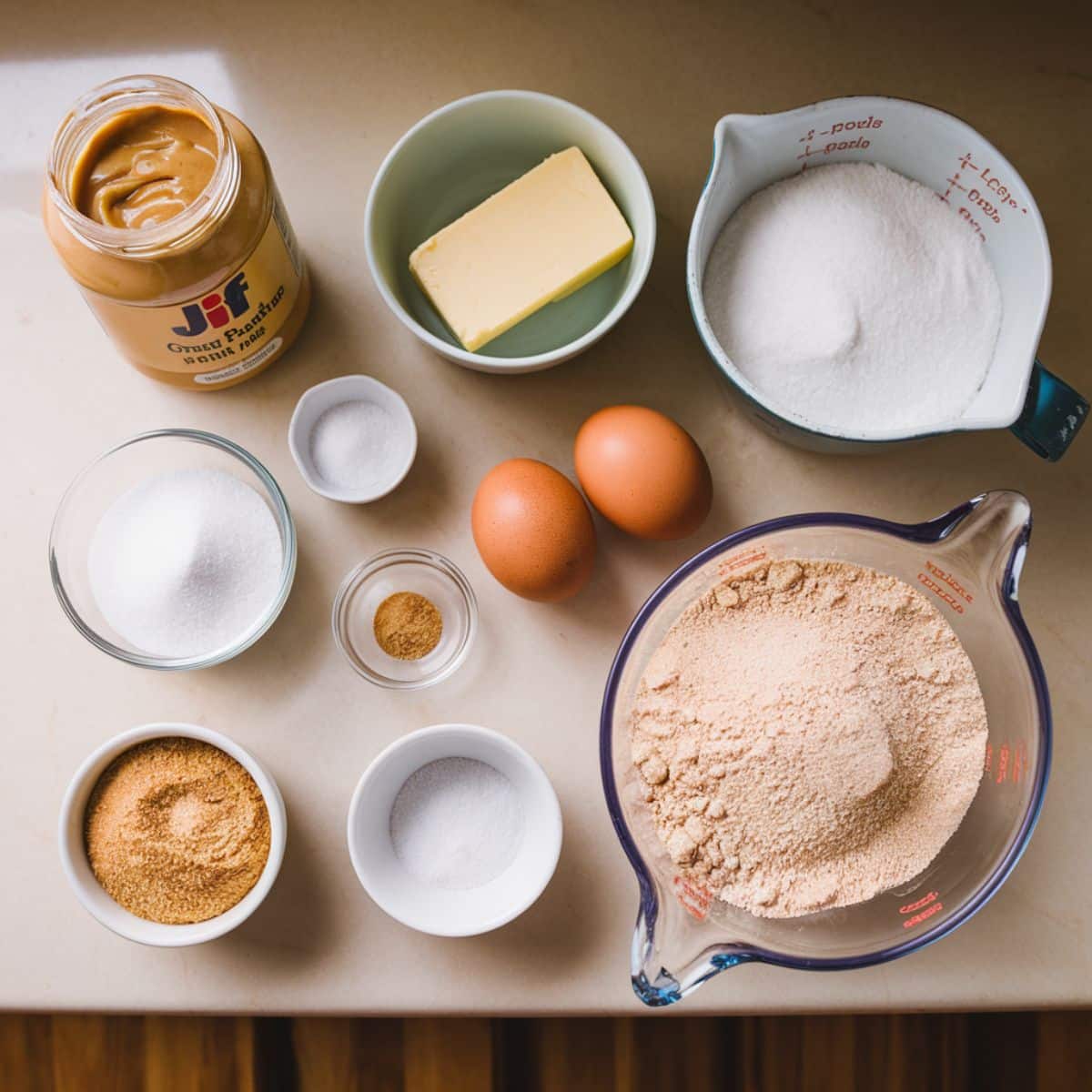Ingredients

these classic peanut butter cookies, you'll need