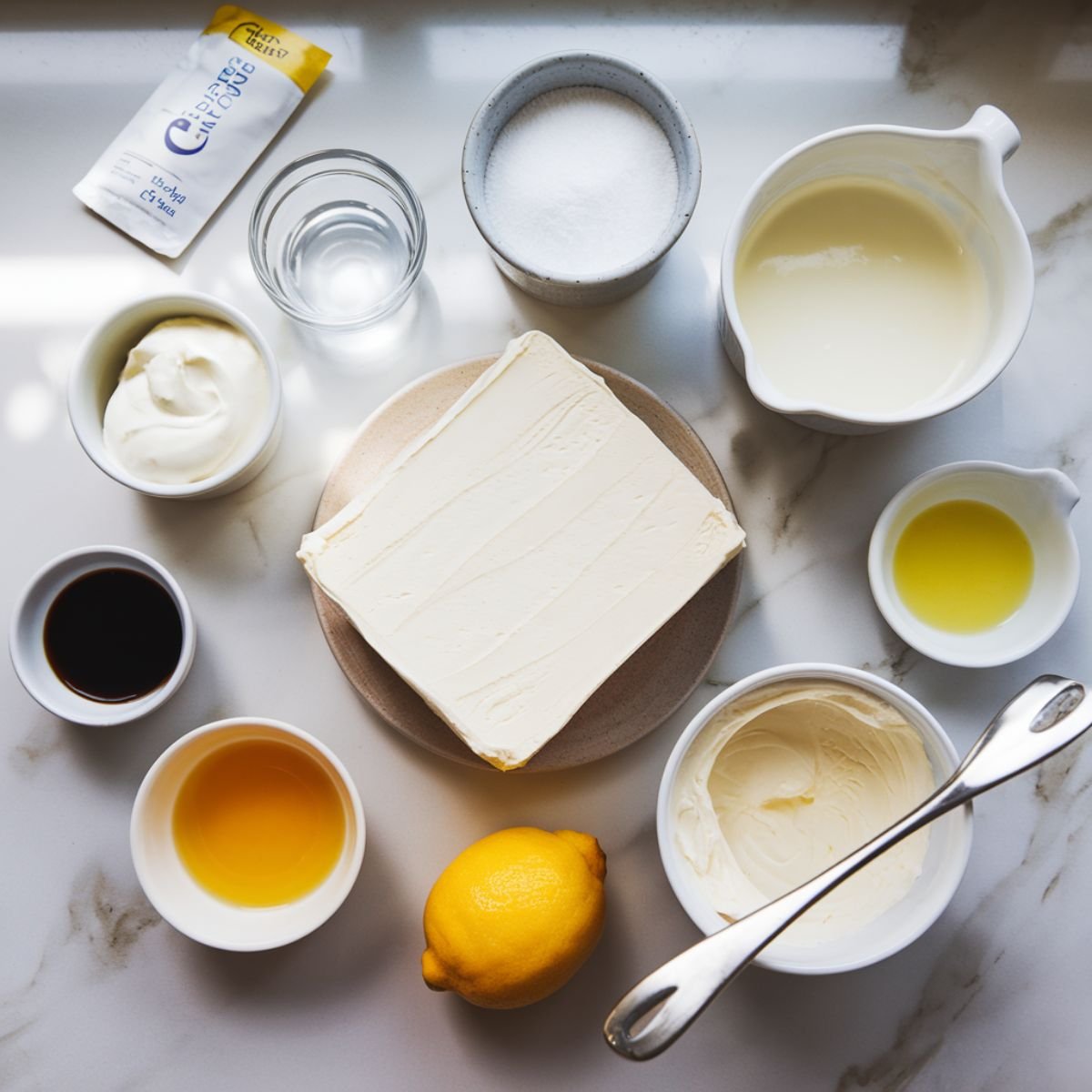 Ingredients
For the Cheesecake Filling