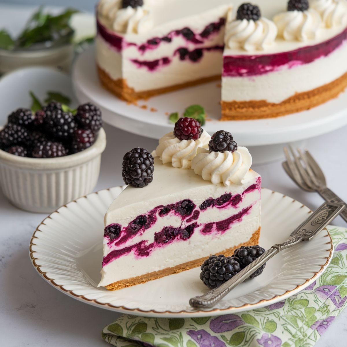 Blackberry Cheesecake Recipe