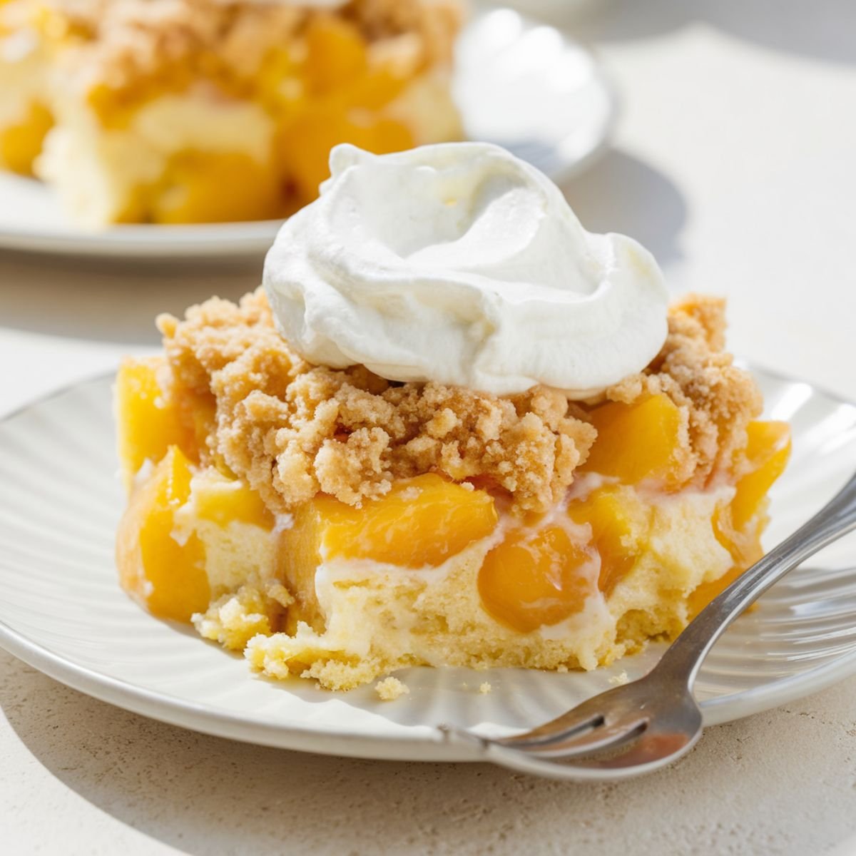 Peach Dump Cake Recipe