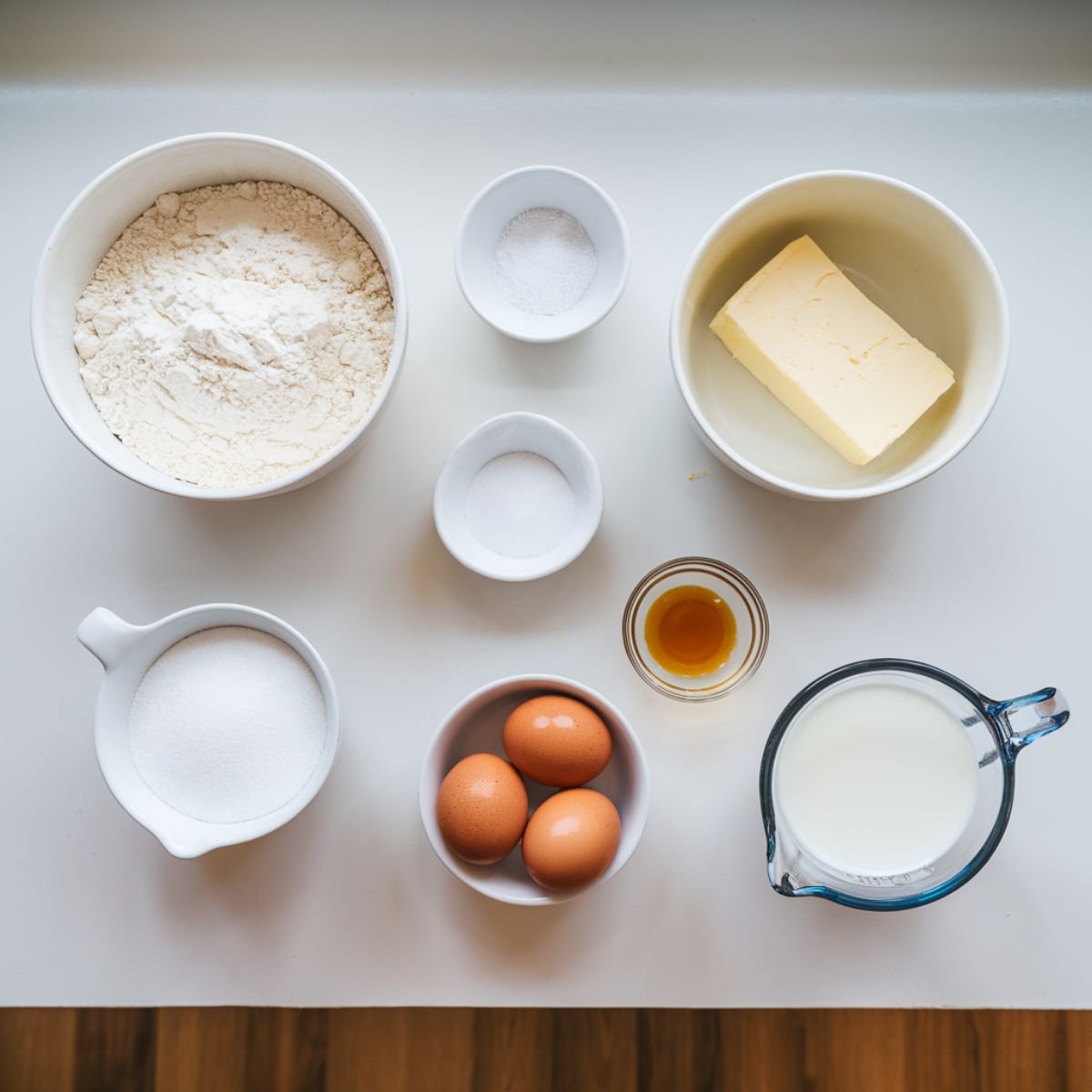 Ingredients
For the Vanilla Cake