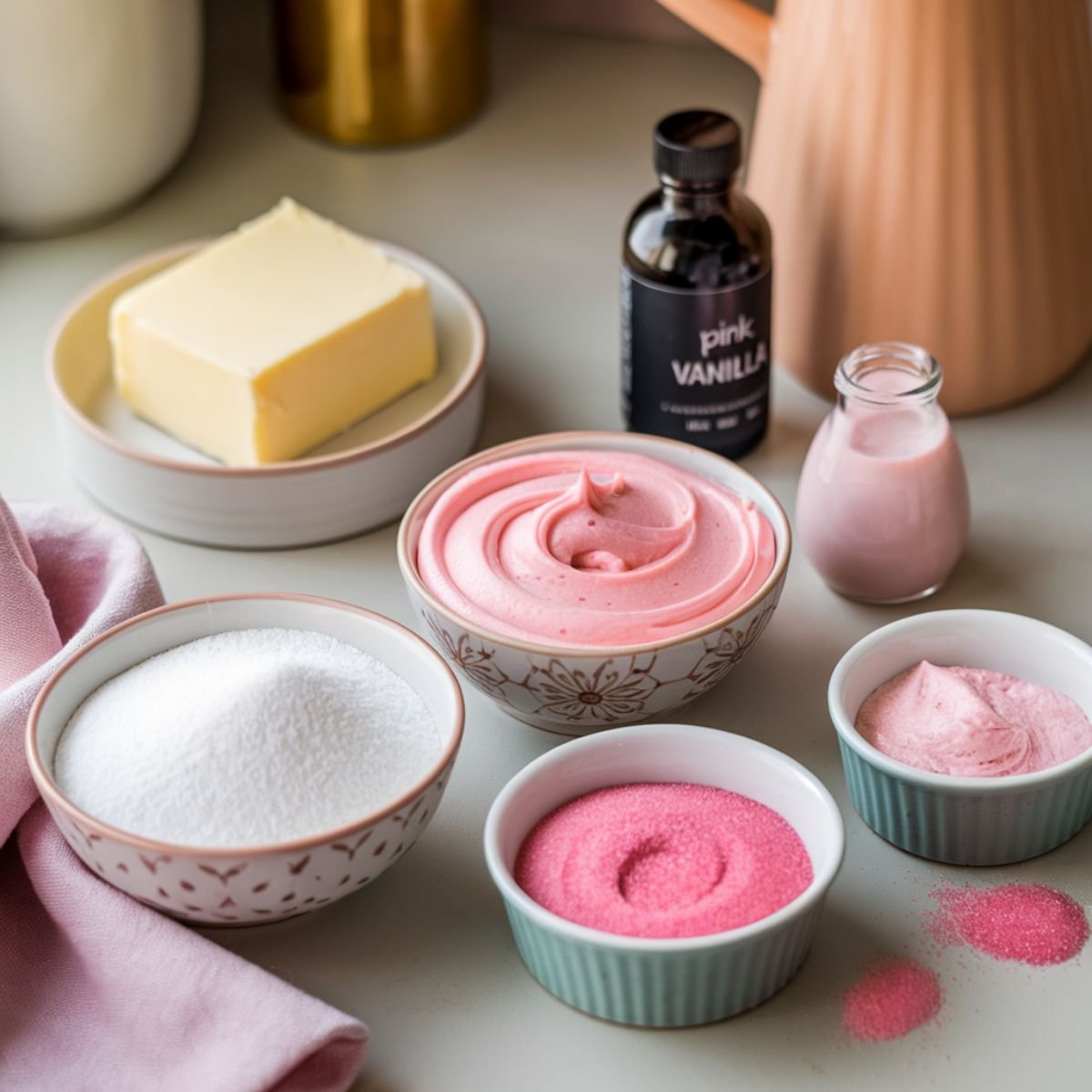 Ingredient For the Signature Pink Frosting