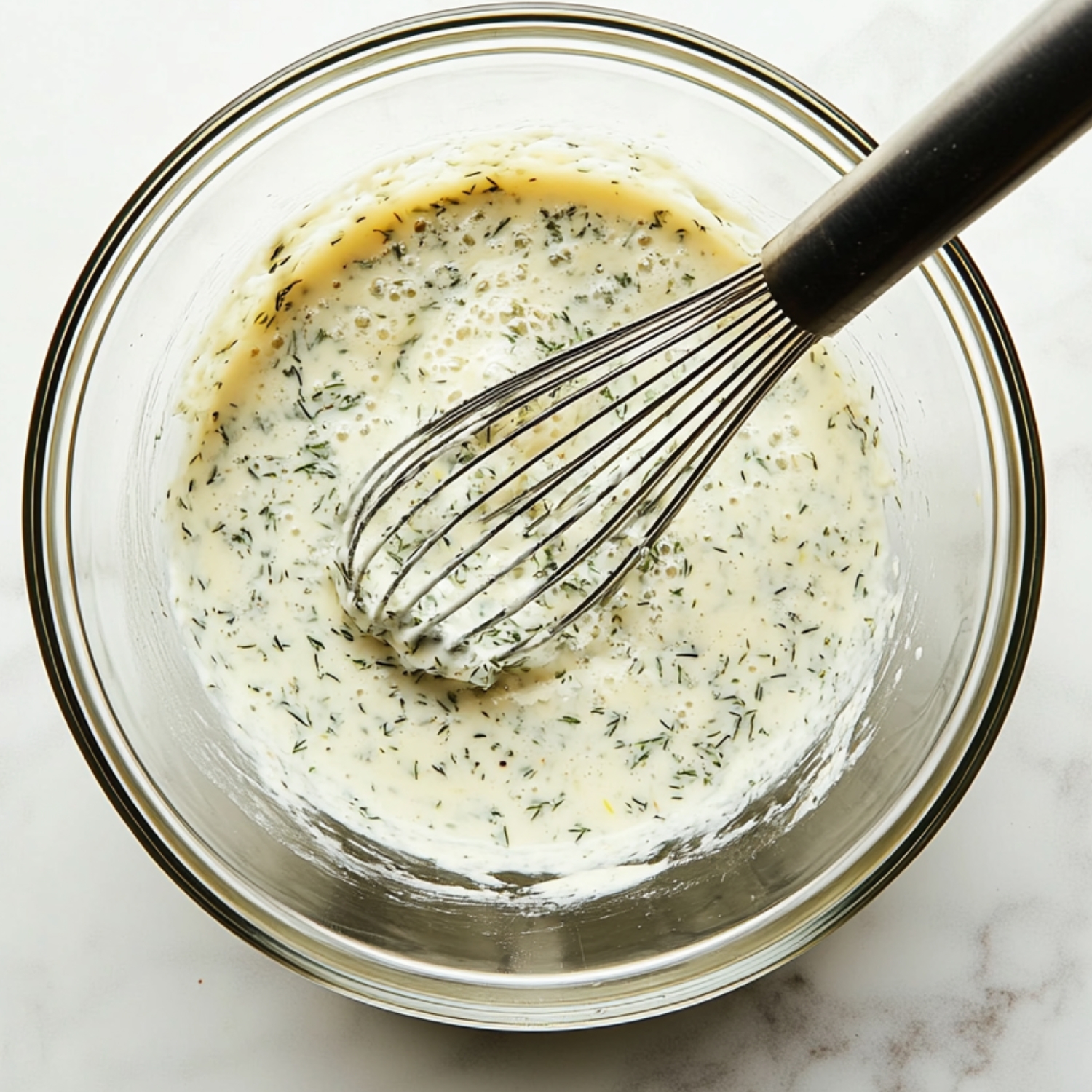 Whisk egg, mayonnaise, green onions, lemon juice, tarragon, and pepper flakes together in a medium bowl.