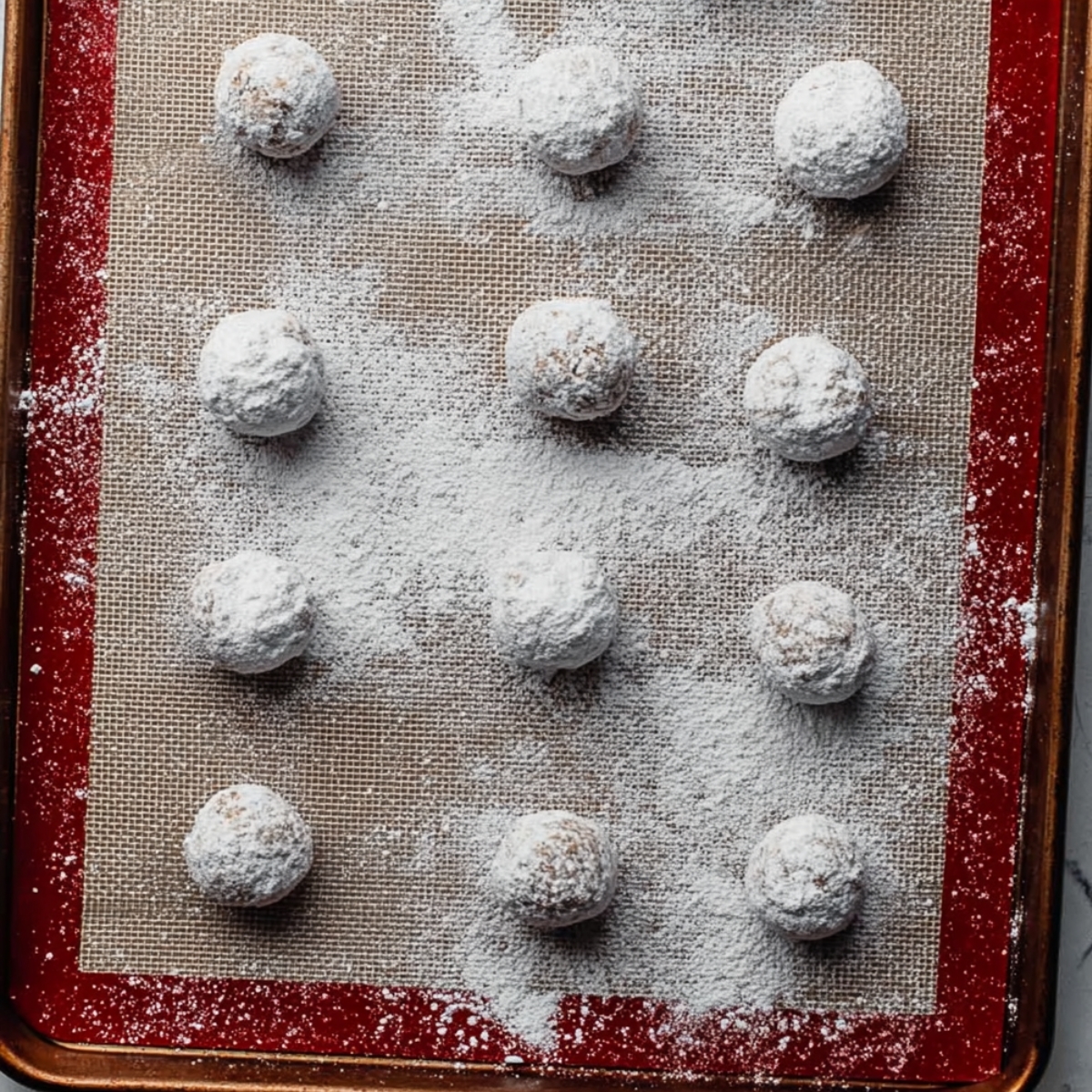 Place the dough balls on the prepared baking sheets, spacing them about 3 inches apart to allow for spreading. Bake for 12 to 14 minutes, or until the edges look set and the centers still appear soft and slightly puffy. They'll firm up as they cool, so don't overbake.