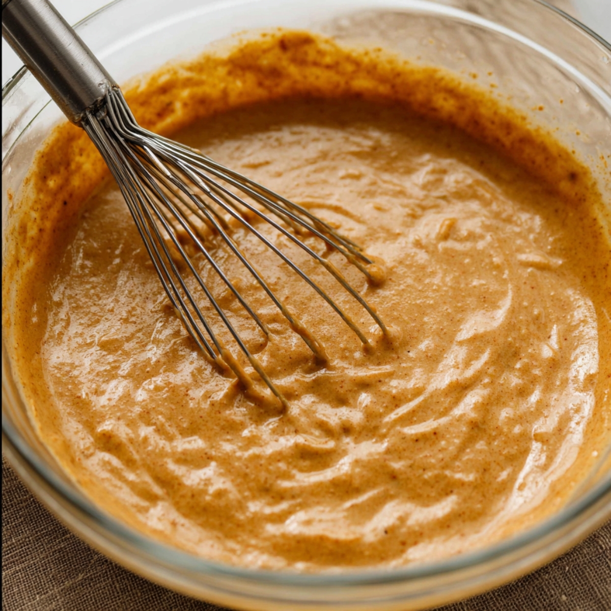 Easy Moist Spice Cake Recipe 10 Pour the wet ingredients into the dry ingredients and whisk until just combined. Don't worry if you see a few small lumps—that's totally fine. Gently fold in the shredded apple, making sure it's evenly distributed.