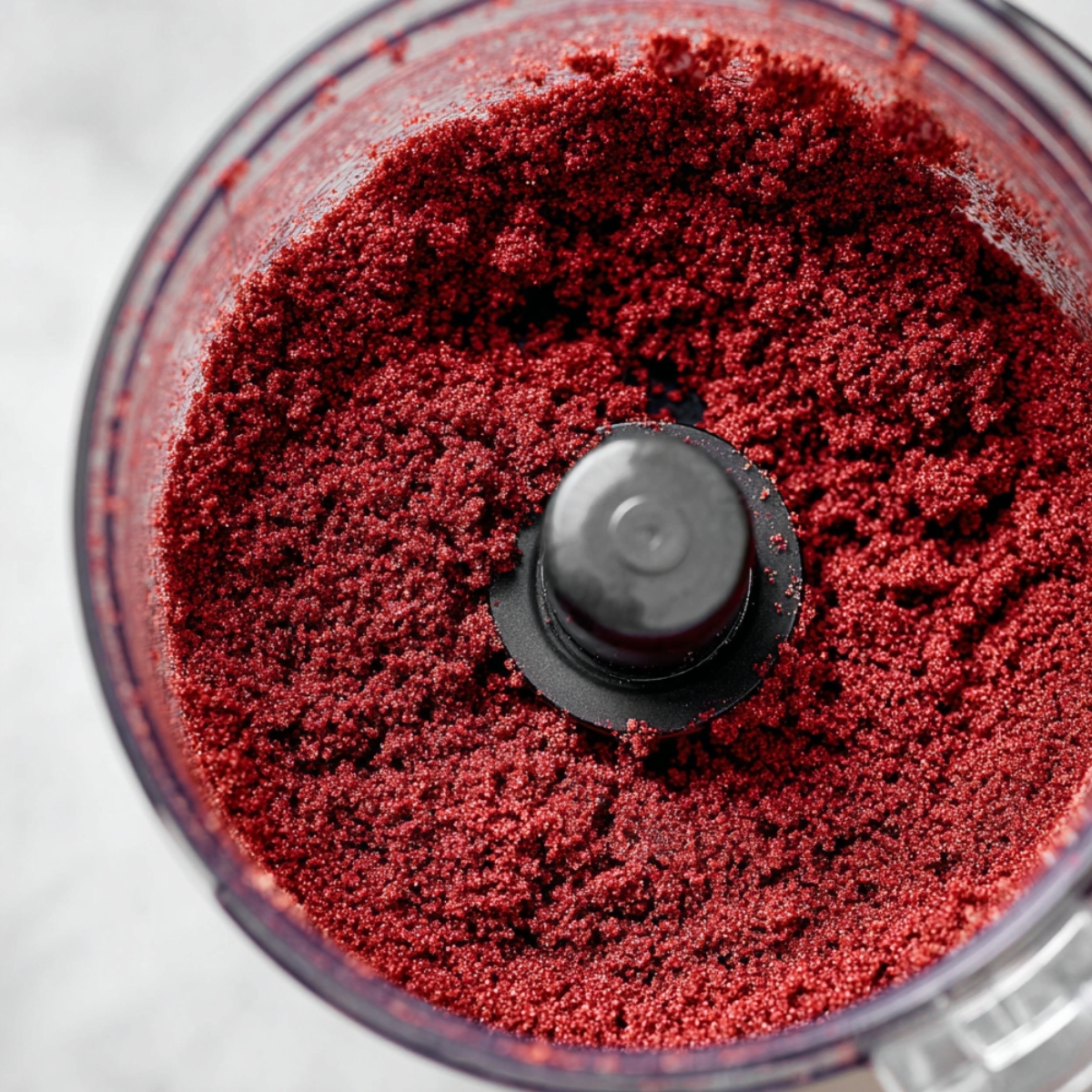 Best Grinch Oreo Balls Recipe 10 Add the Red Velvet Oreos to a food processor and pulse until they turn into fine crumbs. If you don't have a food processor, you can crush the cookies in a zip-top plastic bag using a rolling pin. It takes a little longer, but it works just as well.