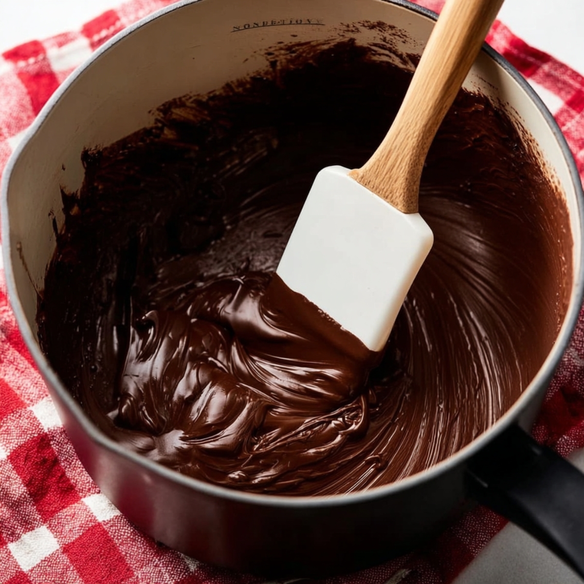 Easy Peppermint Bark Fudge Recipe | No Thermometer 10 In a medium saucepan over medium heat, combine the sweetened condensed milk, chocolate chips, and marshmallow creme. Stir constantly until the chocolate melts and everything comes together into a smooth, glossy mixture, about 3 to 4 minutes. Take it off the heat and stir in the vanilla and peppermint extracts.