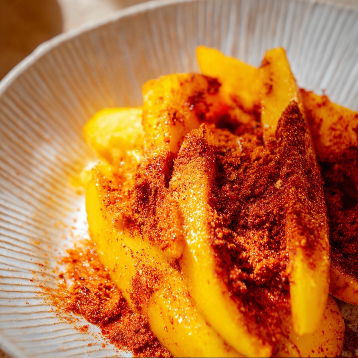 Easy Dehydrate Mango Recipe 11 In a mixing bowl, combine the mango pieces with lime juice, chili powder, and sugar if you're using it. Toss gently until every piece is coated. Your hands are going to smell amazing, and also a little spicy.