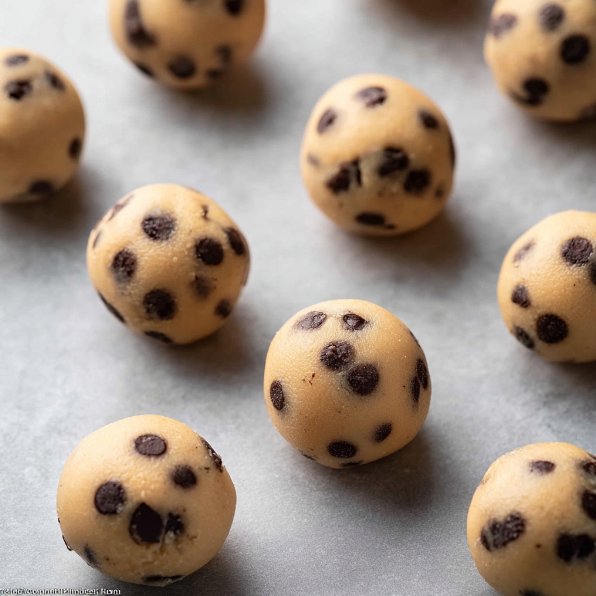 No-Bake Cookie Dough Truffles 11 place the balls on a parchment-lined tray and refrigerate for 30 minutes
