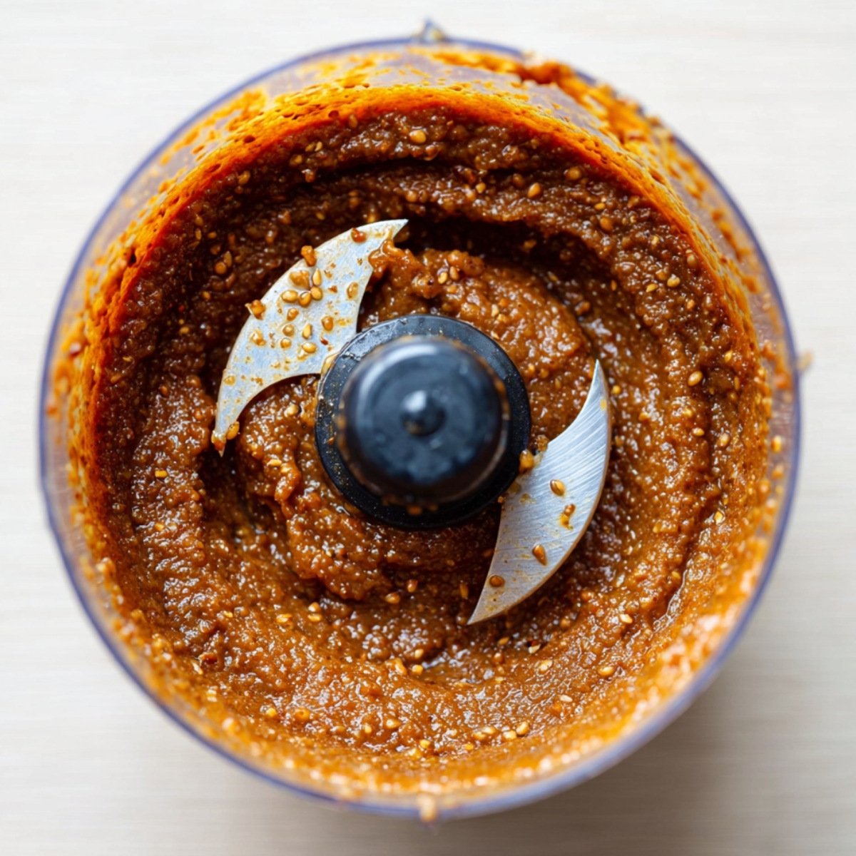 Homemade Oatmeal Fig Bars Recipe | Easy & Healthy 10 Close-up of a glass bowl containing a crumbly oat mixture with a spatula. The mixture consists of oats, caramel-like ingredients, and a sticky texture, perfect for making the crust and topping."