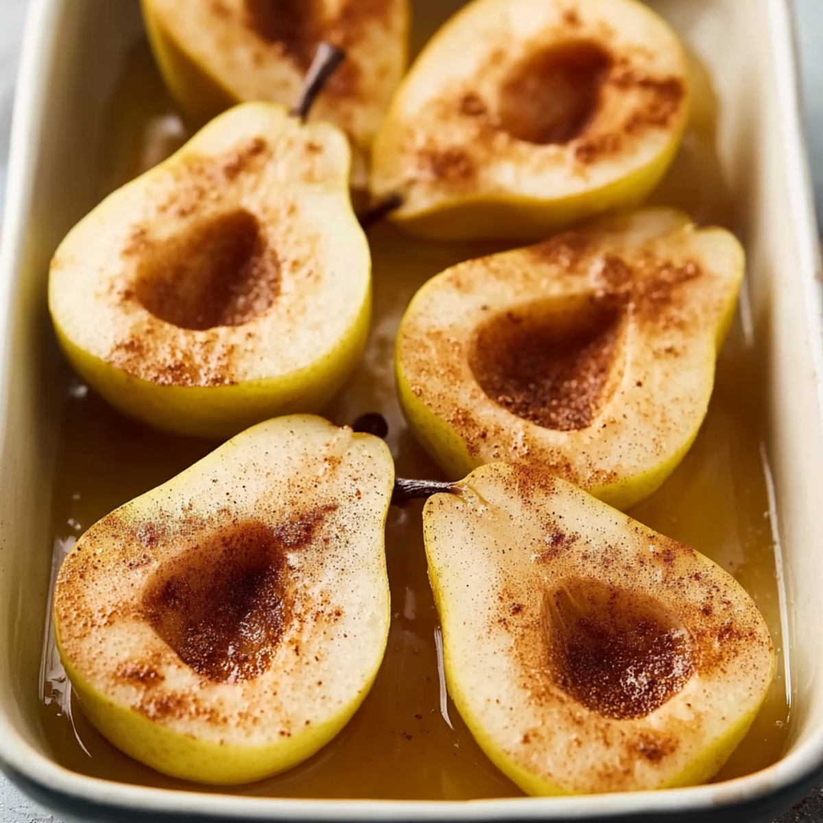 Sprinkle the ground cinnamon evenly over the top, adjusting to taste if you want more warmth.