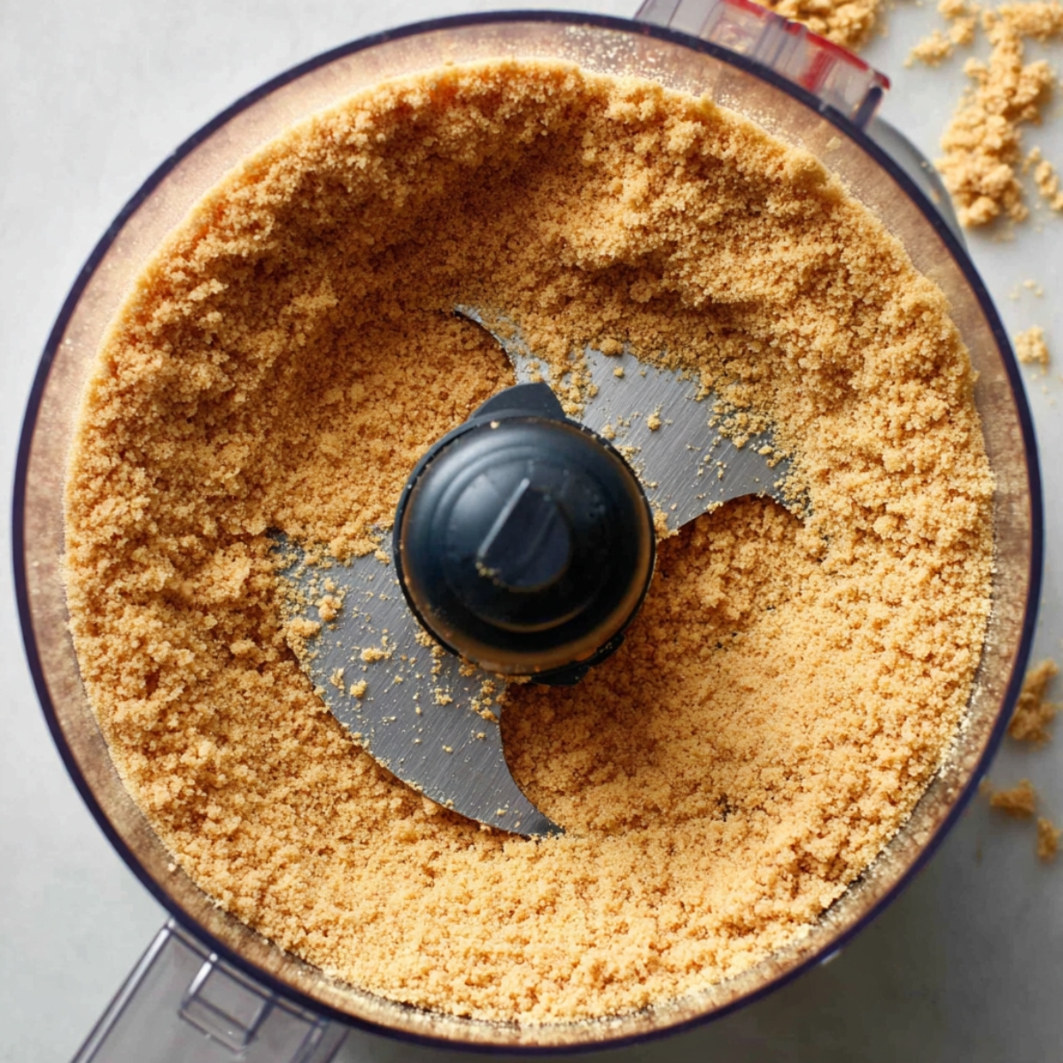 No-Bake Rum Balls Recipe 10 Ground graham crackers in a food processor.